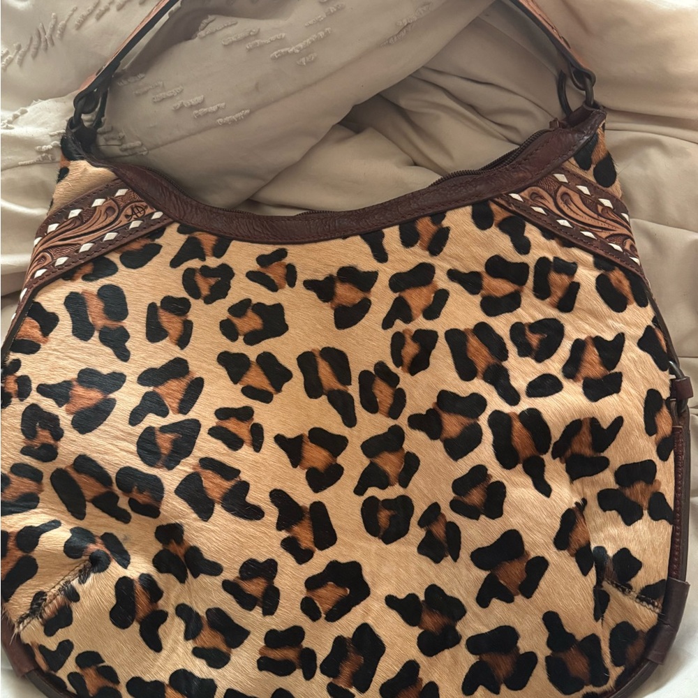 American Darling Leopard Print Hobo Bag